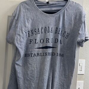 Gray Pensacola Beach T-Shirt